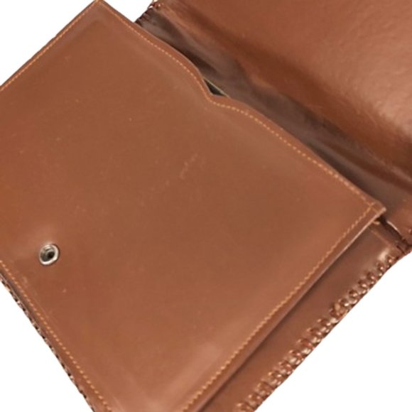 True Vintage 1930s Genuine Alligator Skin Clutch Handbag Purse With A Top Handle - Picture 7 of 8